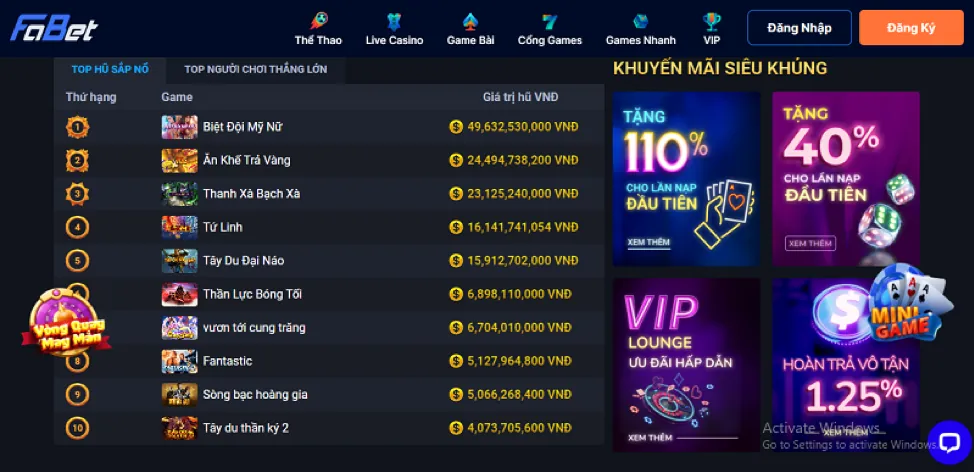 Đá gà trực tiếp tại win96 link mới